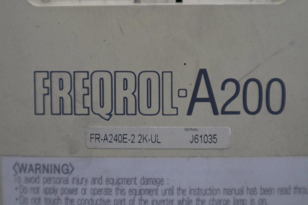 Used MITSUBISHI FRA20E-2.2K-UL INVERTER DRIVE FR-A240E-2.2K-UL STOCK #4302