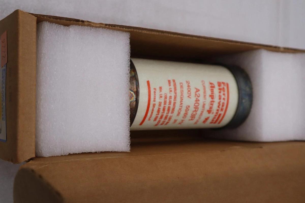 Used NEW Gould Shawmut A240R3R Amp-Trap Fuse 2.75kV 2400V 50/60Hz - STOCK GF864