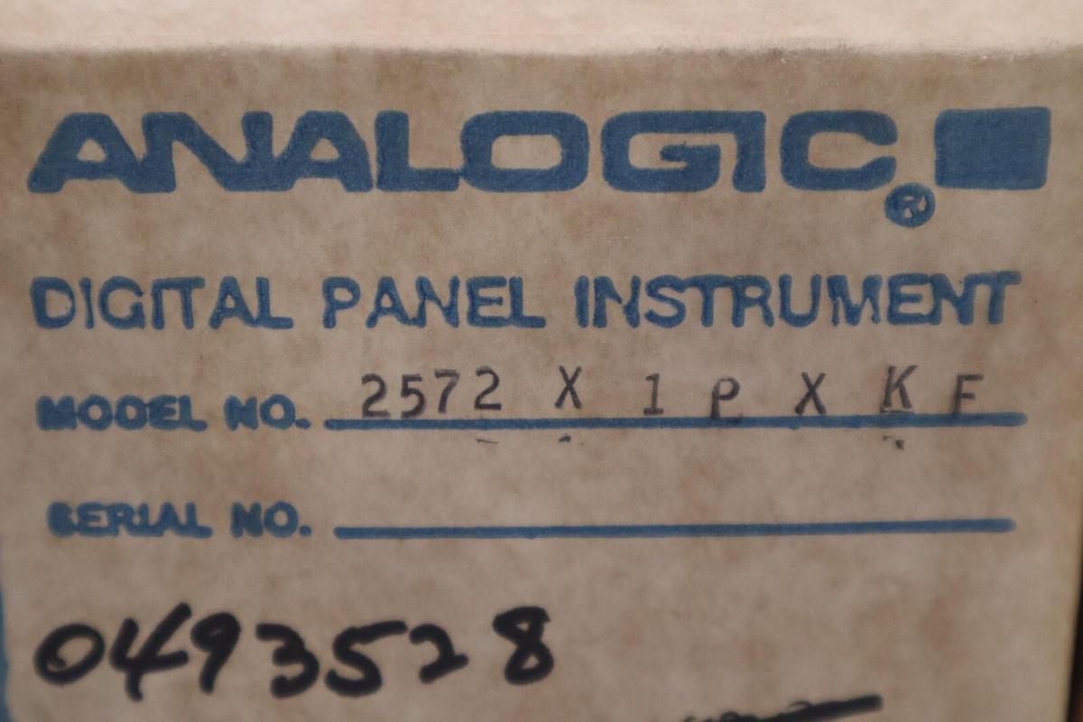 Used NEW IN BOX ANALOGIC AN2572 / AN2572X1PXKF DIGITAL PANEL STOCK G473A