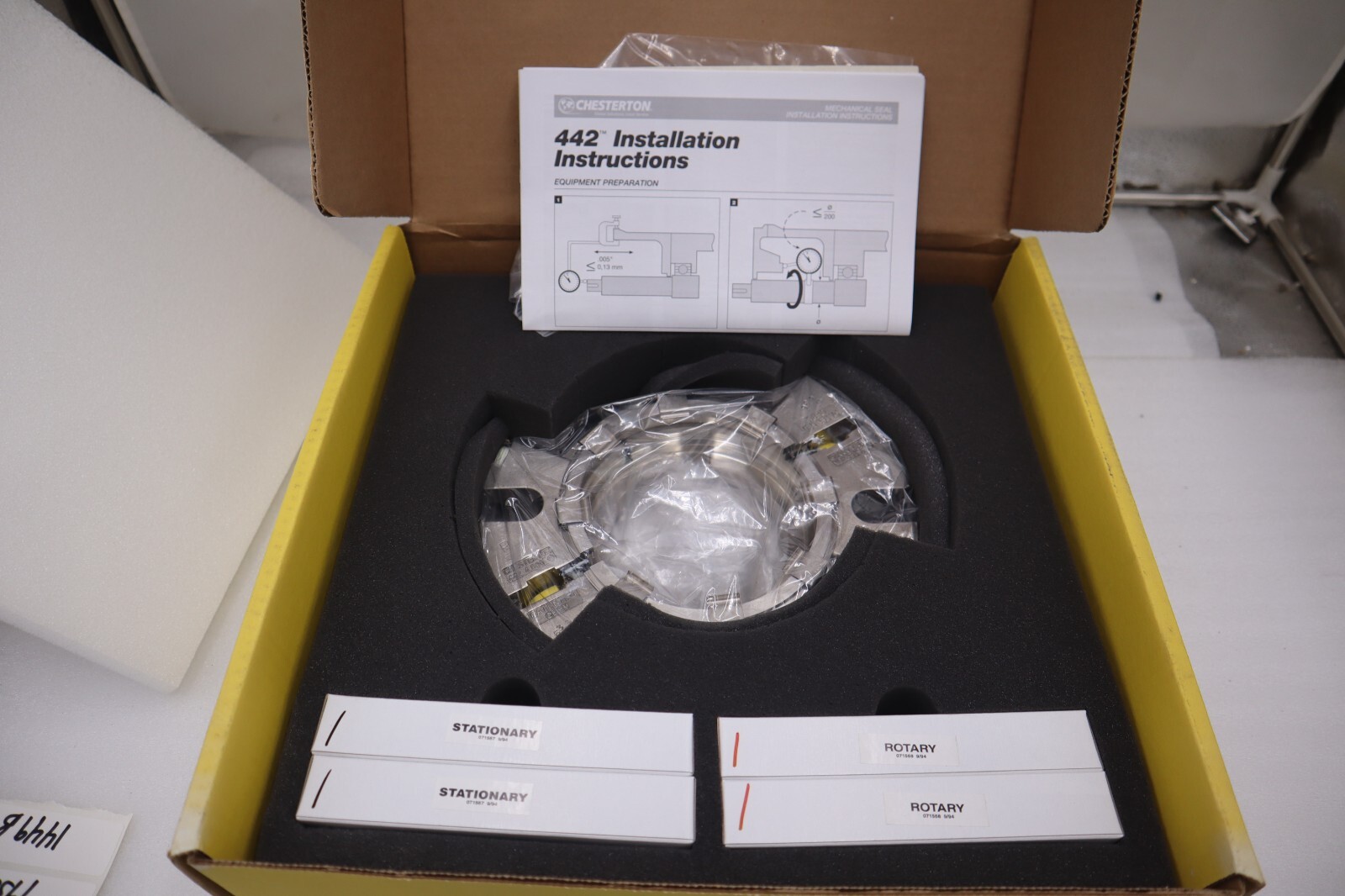 NEW Chesterton 442 Split Seal SEAL SIZE 100MM SHAFT SIZE 100 MM STOCK 1448B