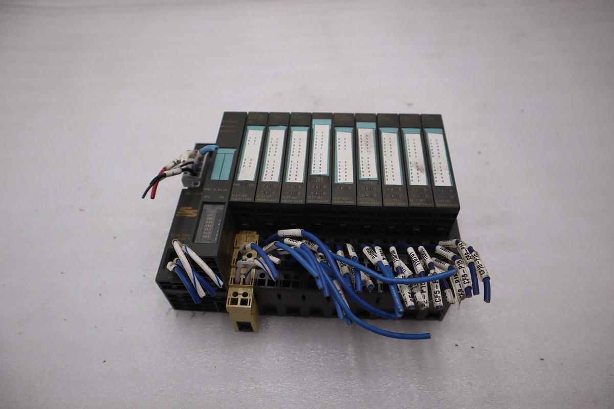 Used LOT OF SIEMENS PLC MODULES (AS PHOTOGRAPHED) STOCK G-383B