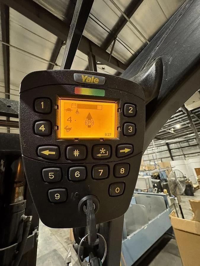 Used 12,000 LB YALE ELECTRIC ROLL CLAMP TRUCK WITH 60" CASCADE CLAMP ERC120VHN48TE094