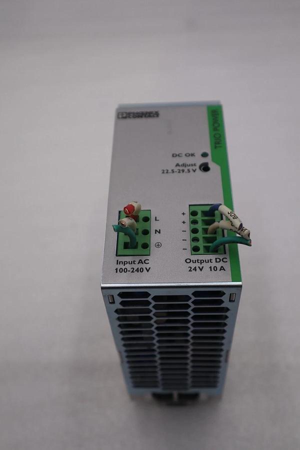 Used Phoenix Contact TRIO-PS/1AC/24DC/10 POWER SUPPLY PRIMARY-SWITCHED STOCK K-1550C