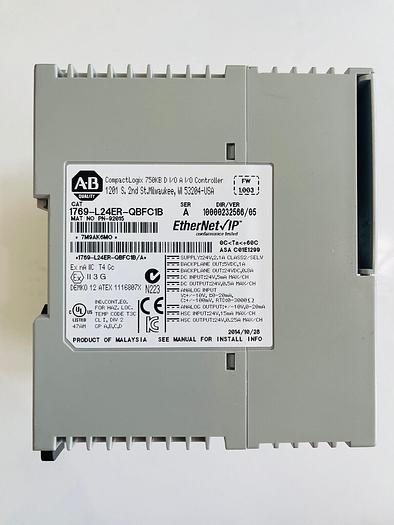 New No Box Allen Bradley 1769-L24ER-QBFC1B Compact Logix Processor #K-923