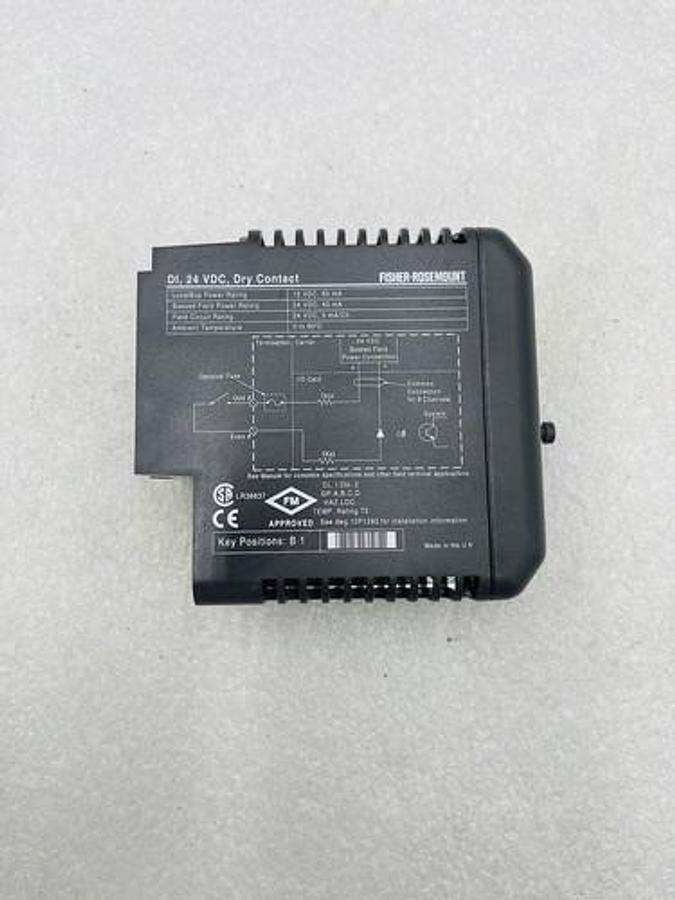 Used EMERSON DELTAV KJ3001X1-BB1 DI 8 CH 24VDC DRY CONTACT #K-2606