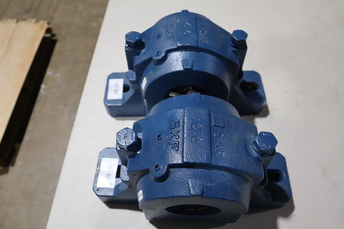Used NEW SKF SAF 616 SPHERICAL ROLLER BEARING PILLOW BLOCK STOCK S-507