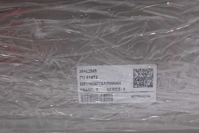Used ALLEN BRADLEY VFD 20F11ND077AA0NNNNN SER A AC DRIVE POWERFLEX 753 60 HP  #075-A
