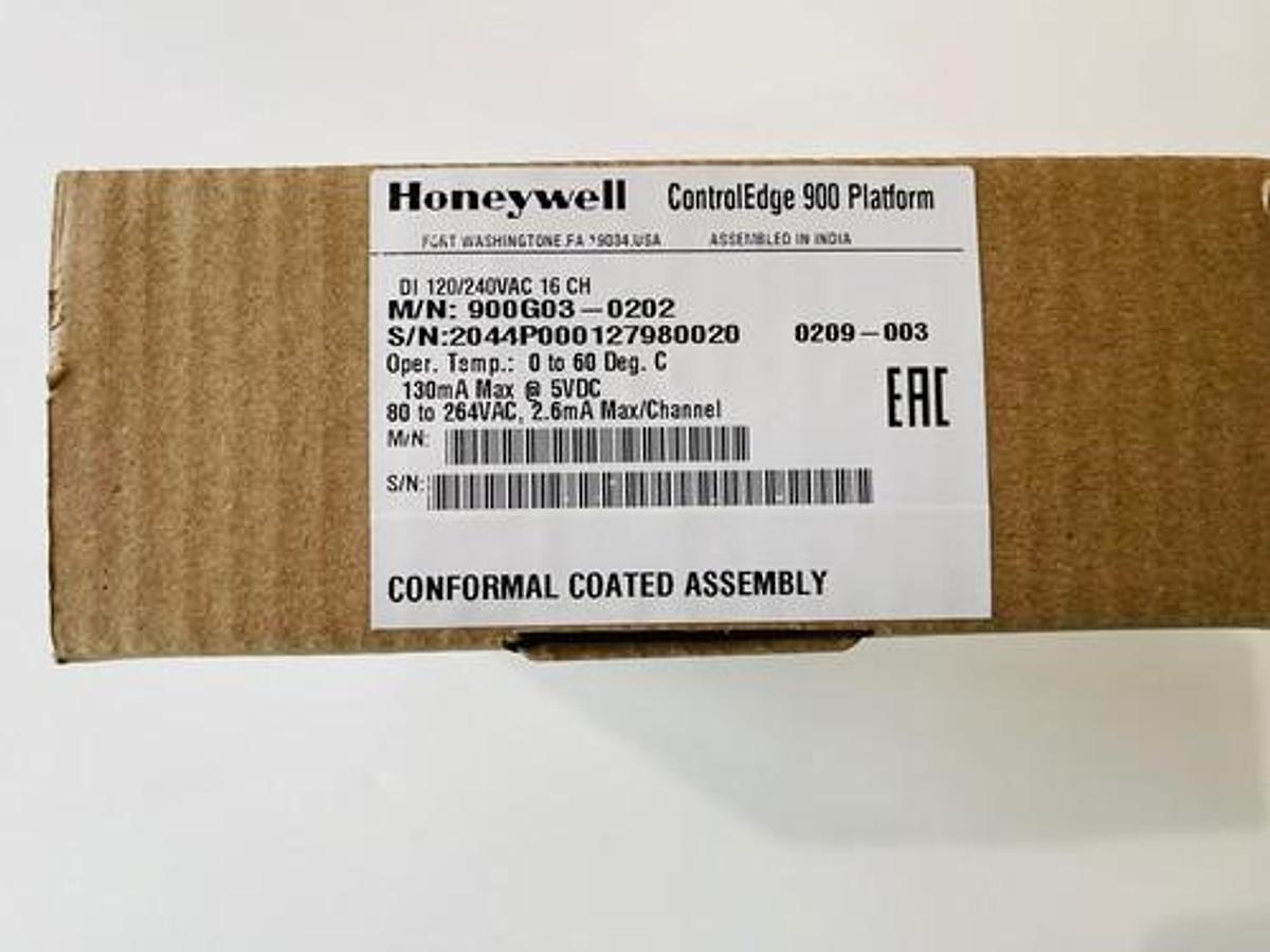 Used Honeywell 900G03-0202 Digital Input Module – AC Voltage type 16 Inputs #K-230