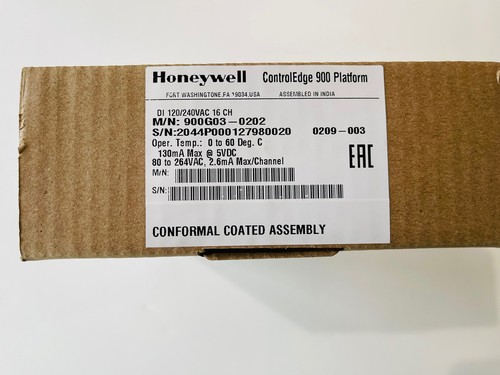 Used Honeywell 900G03-0202 Digital Input Module – AC Voltage type 16 Inputs #K-230
