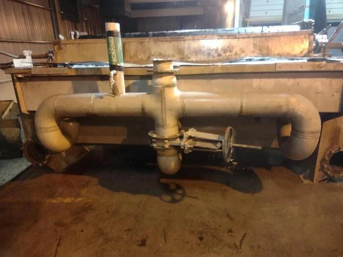 Used J.H. HORNE 100" WIDE X 48" DIA. DRUM THICKENER W/ SPARE DRUM