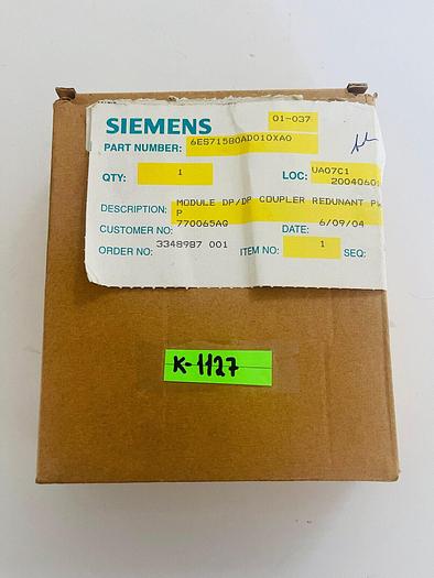 NIB Siemens SIMATIC S7 Repeater 6ES7 158-0AD01-0XA0 #K-1127