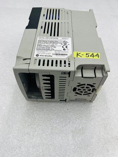 Used Allen Bradley 22D-D2P3N104 POWERFLEX-40 AC DRIVE 1.0HP #K-544