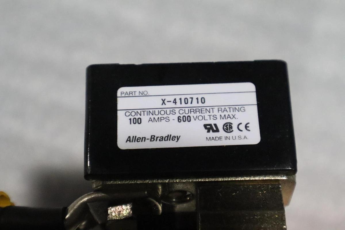 Used Allen Bradley 1494R-N100/ 40023-418-01/ X-410710 3 Pole Disconnect Switch #5333