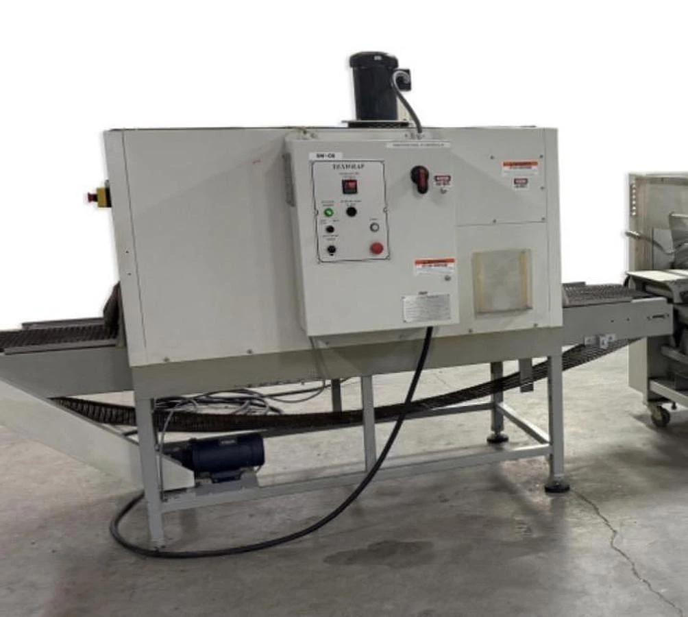 Used TEXWRAP MODEL 822M SHRINK TUNNEL TUNNEL OPENING: 8”H x 22”W x 64”L