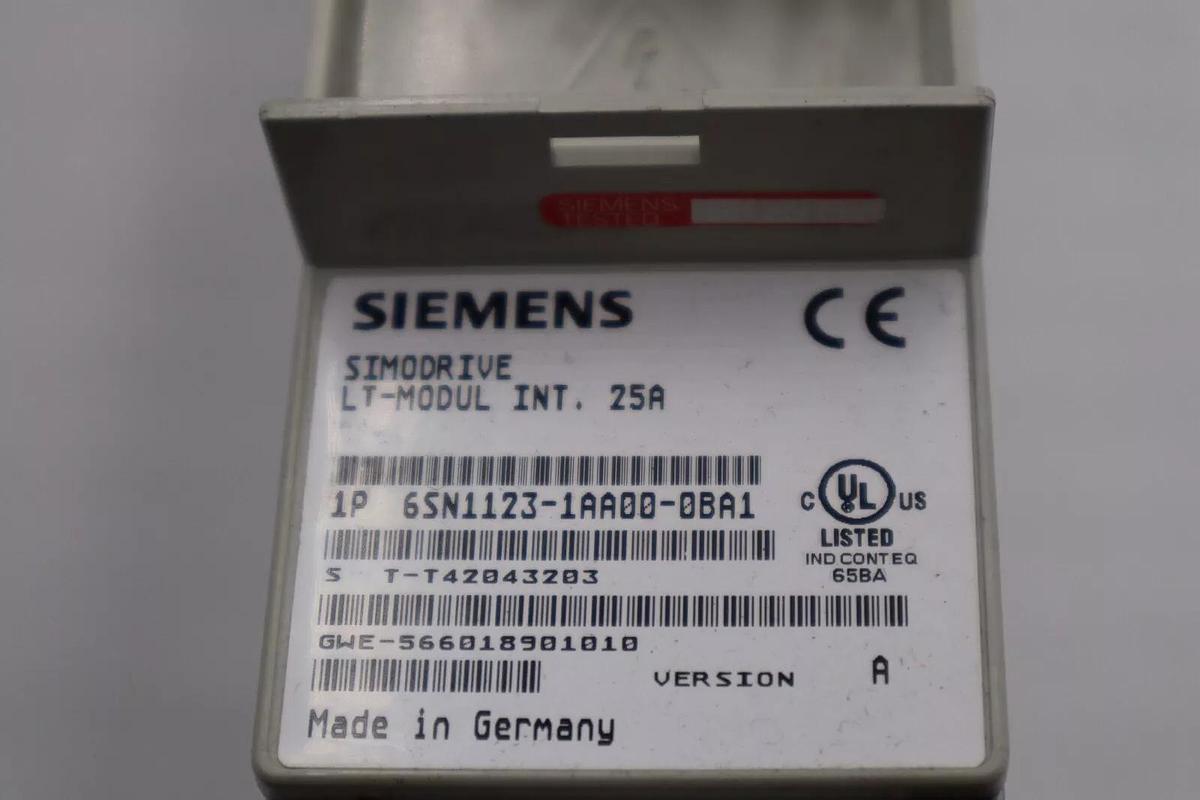 Used Siemens #1P6SN1123-1AA00-0BA1 STOCK 5390