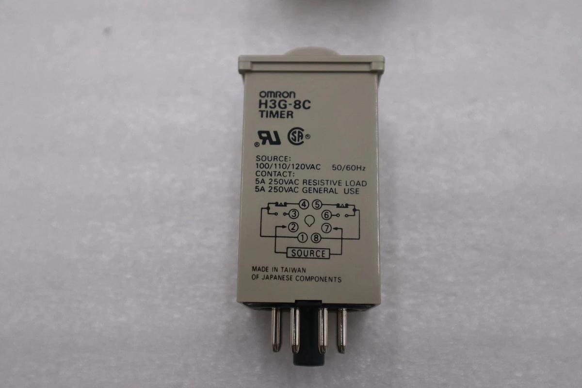 Used NEW OPEN BOX Omron H3G-8C Mini Timer STOCK H1134A