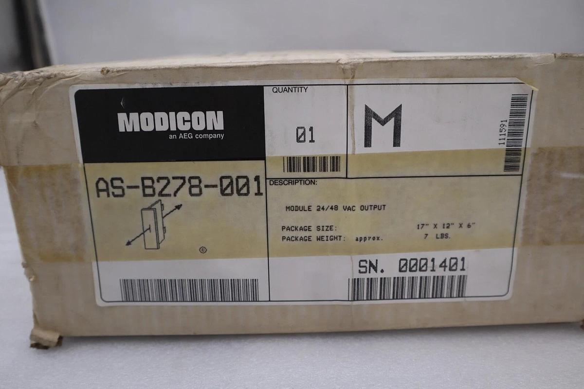 Used NEW IN BOX SCHNEIDER ELECTRIC AS-B278-001 / ASB278001 STOCK G400