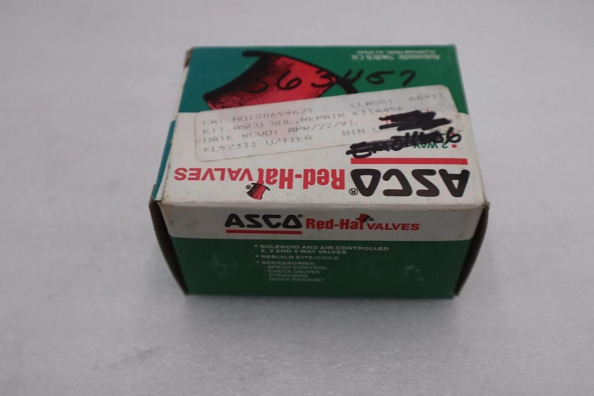 Used NEW ASCO 0659671 Solenoid Valve Rebuild Kit STOCK G820A