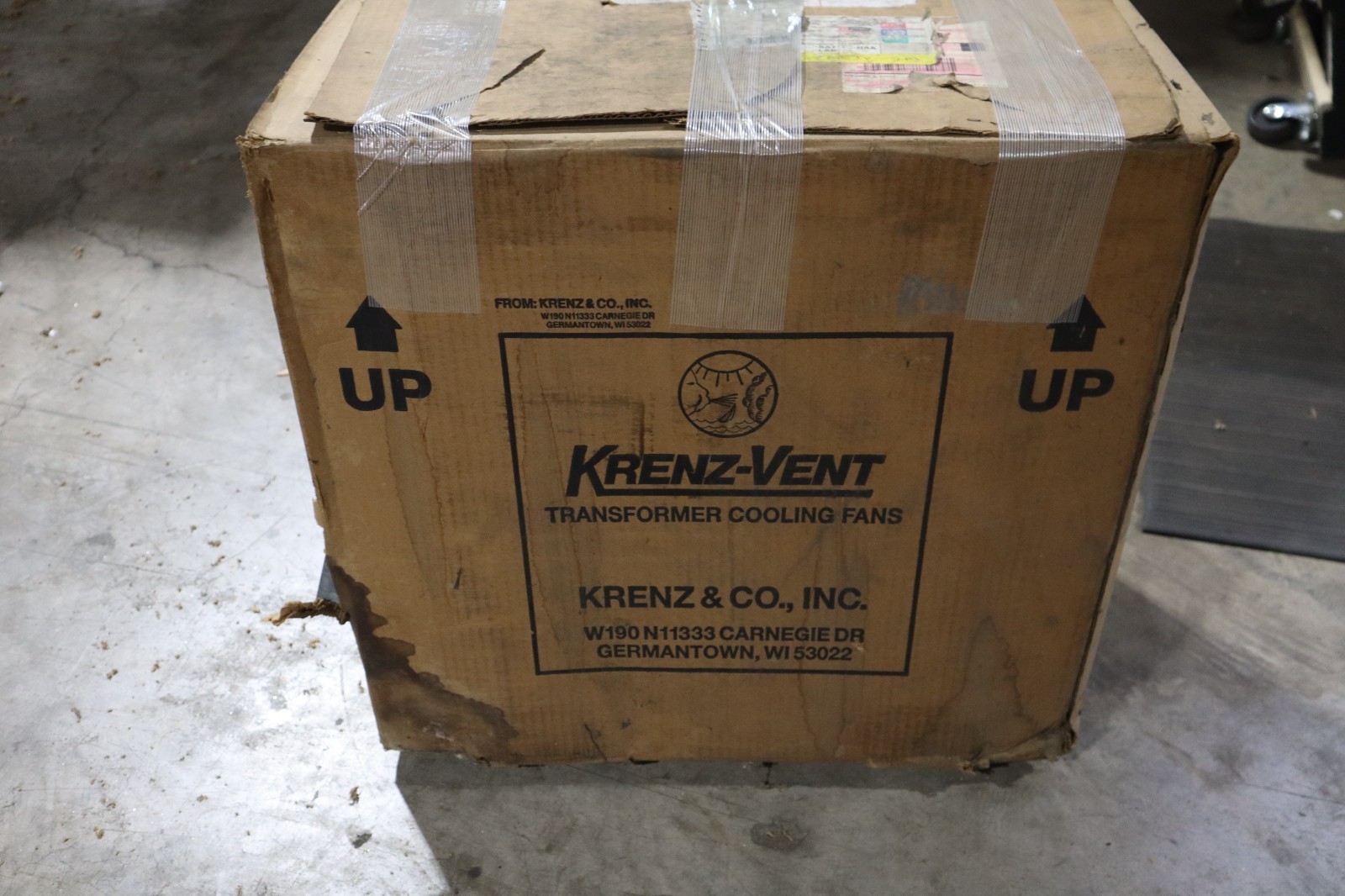 Krenz-vent A4P11NB1H Transformer Cooling Fan 1140 RPM 1/6 HP 60HZ - STOCK 5045CC