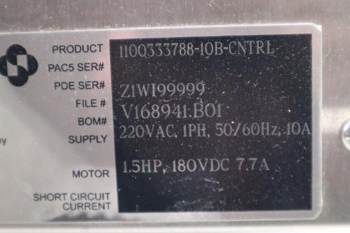 Used SCHENCK PROCESS V168941.B01 220VAC 1PH DISOCONT TERSUS CONTROL UNIT STOCK 5445