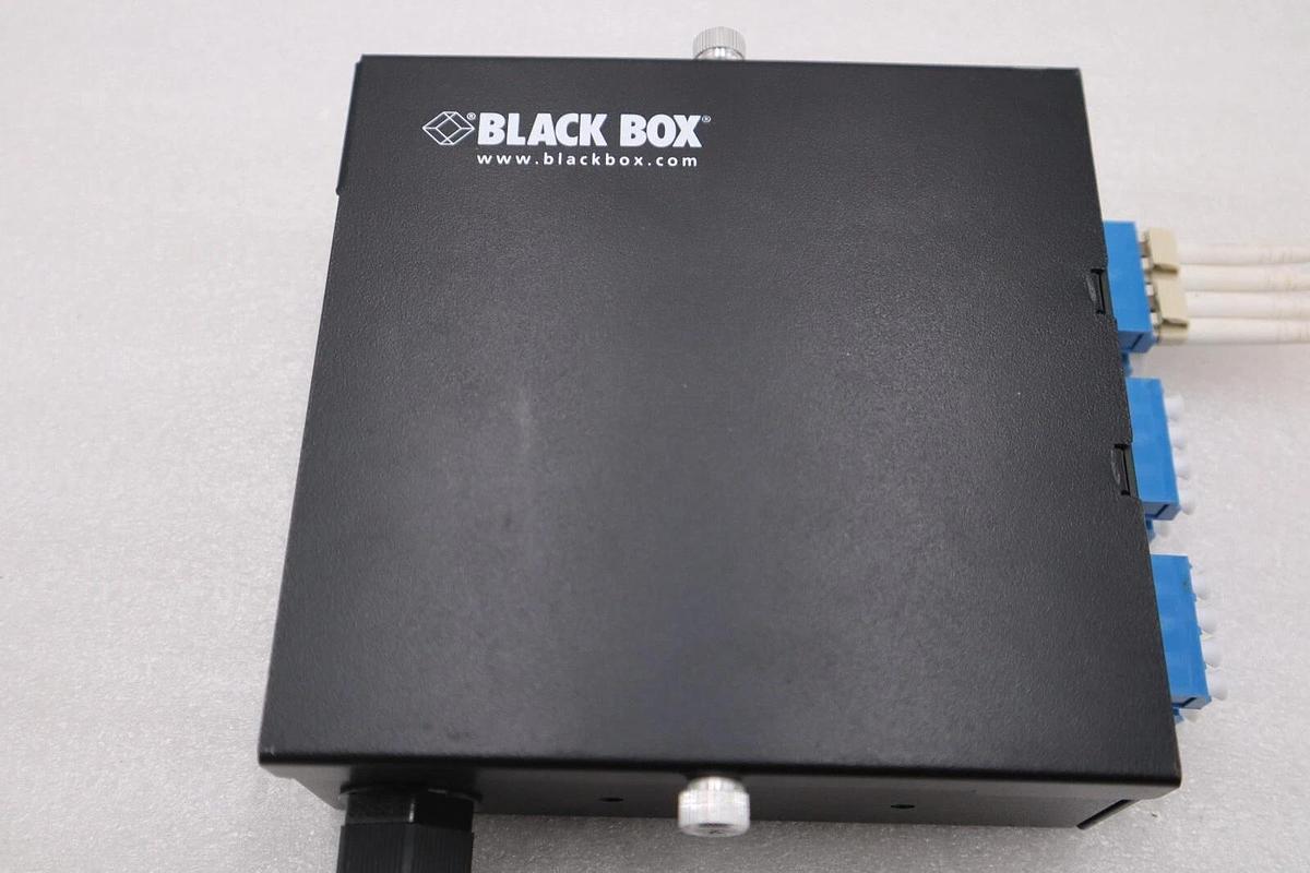 Used Black Box JPM398A JPM39 Series DIN Rail Mini Fiber Enclosure STOCK K-1121-A