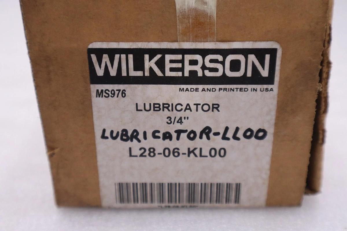 WILKERSON L28-06-KL00 LUBRICATOR 3/4" NEW UNIT STOCK GF-1256