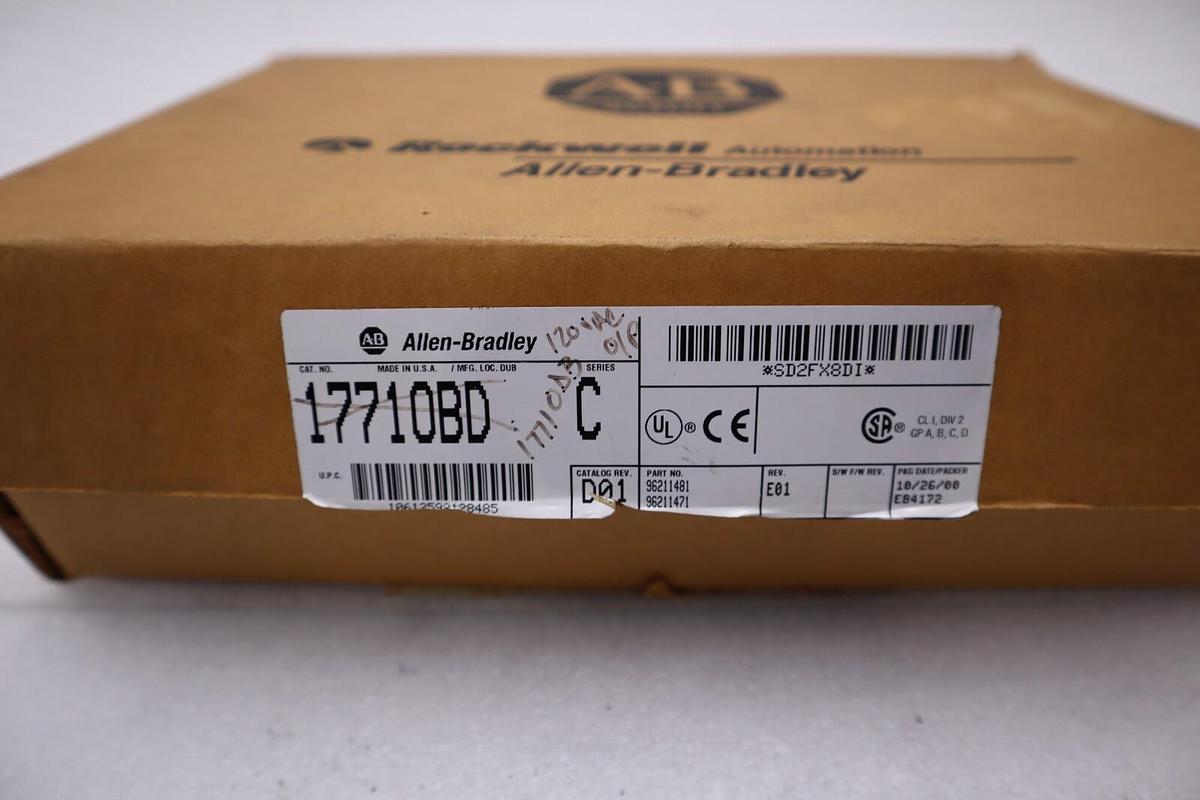 Used NEW ALLEN BRADLEY 17710BD SERIES C CAT D01 REV E01 OUTPUT MODULE STOCK K-3017A