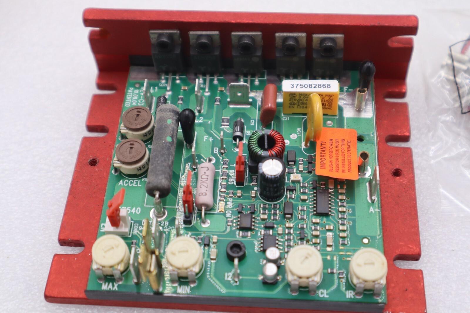 Used KB ELECTRONICS 100537 SOLID STATE VARIABLE SPEED DC MOTOR CONTROL STOCK #K-2293