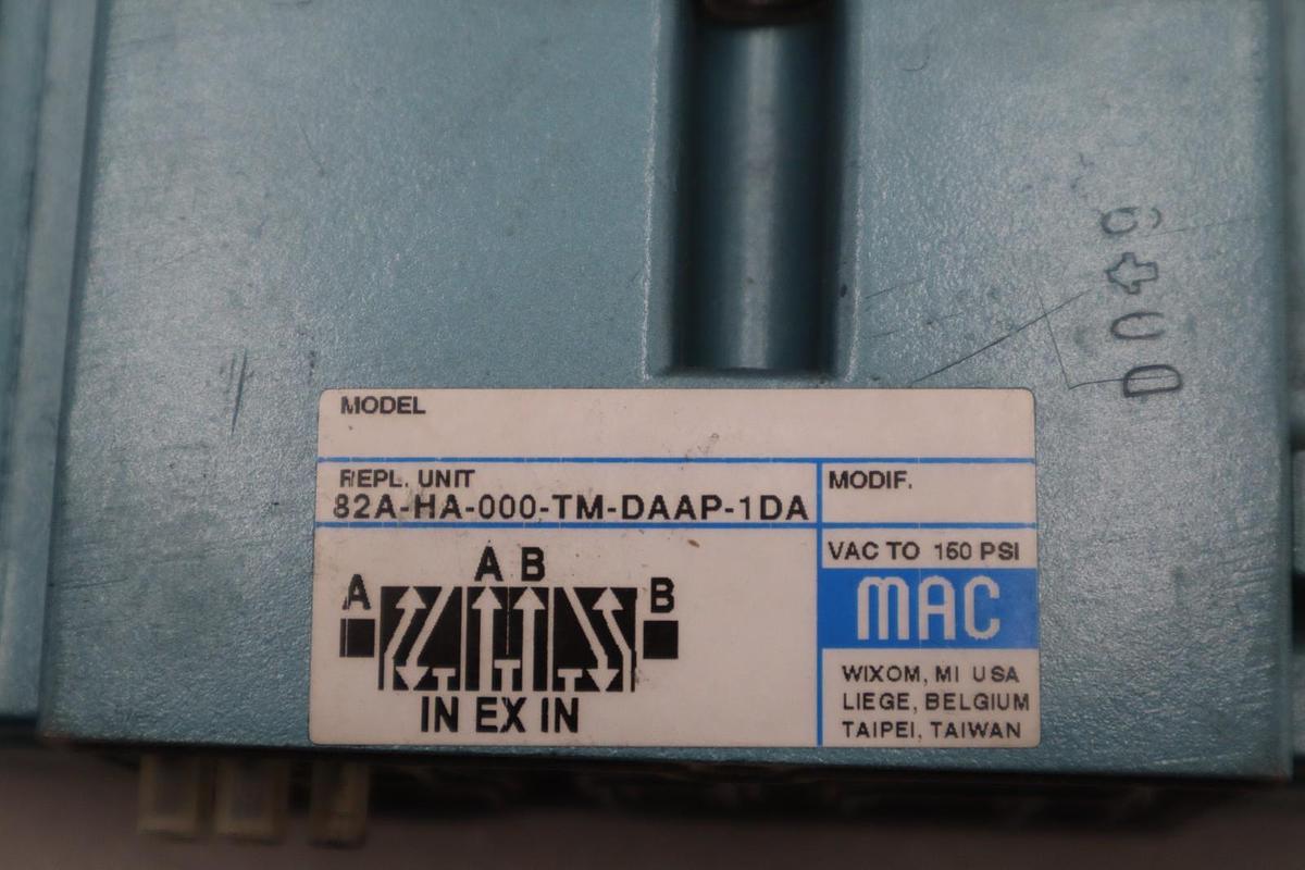 MAC 82A-HA-000-TM-DAAP-1DA Solenoid Valve - STOCK GF267A
