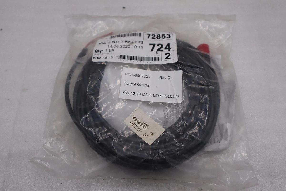 Mettler Toledo 59902230 AK9/10m Sensor Cable Assembly 10 Meter New STOCK GF-1177