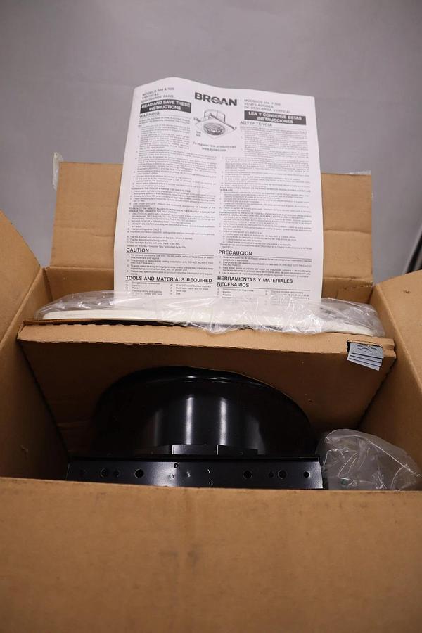 BROAN 504 350CFM 6.5 SONES EXHAUST VENT FAN 10-INCH VERTICAL DISCHARGE - 3138CC