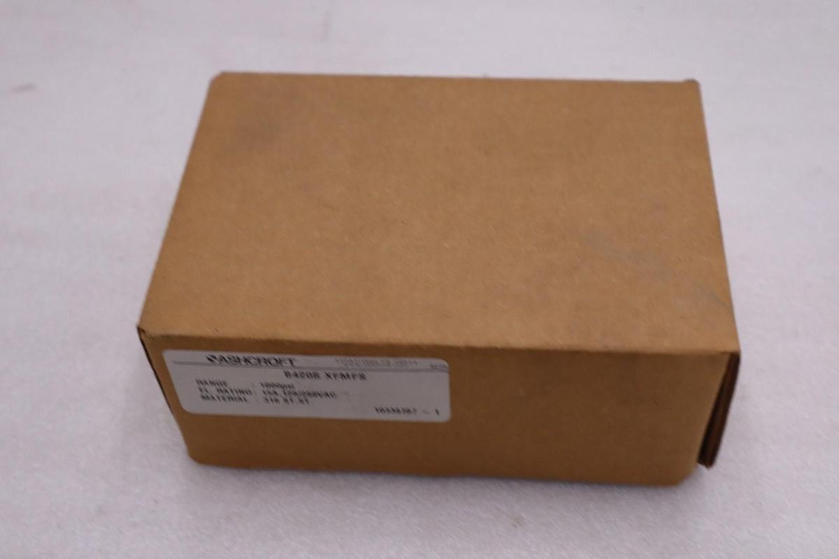 ASHCROFT B420S XFMFS PRESSURE SWITCH 1000 PSI 15A 125/250VAC - STOCK GF91A