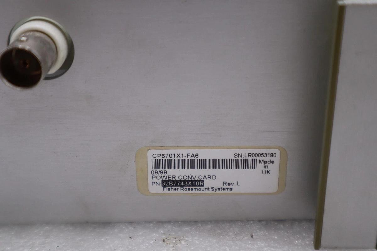 Used FISHER-ROSEMOUNT CP6701X1-FA6 POWER CONVERTER CARD L-424