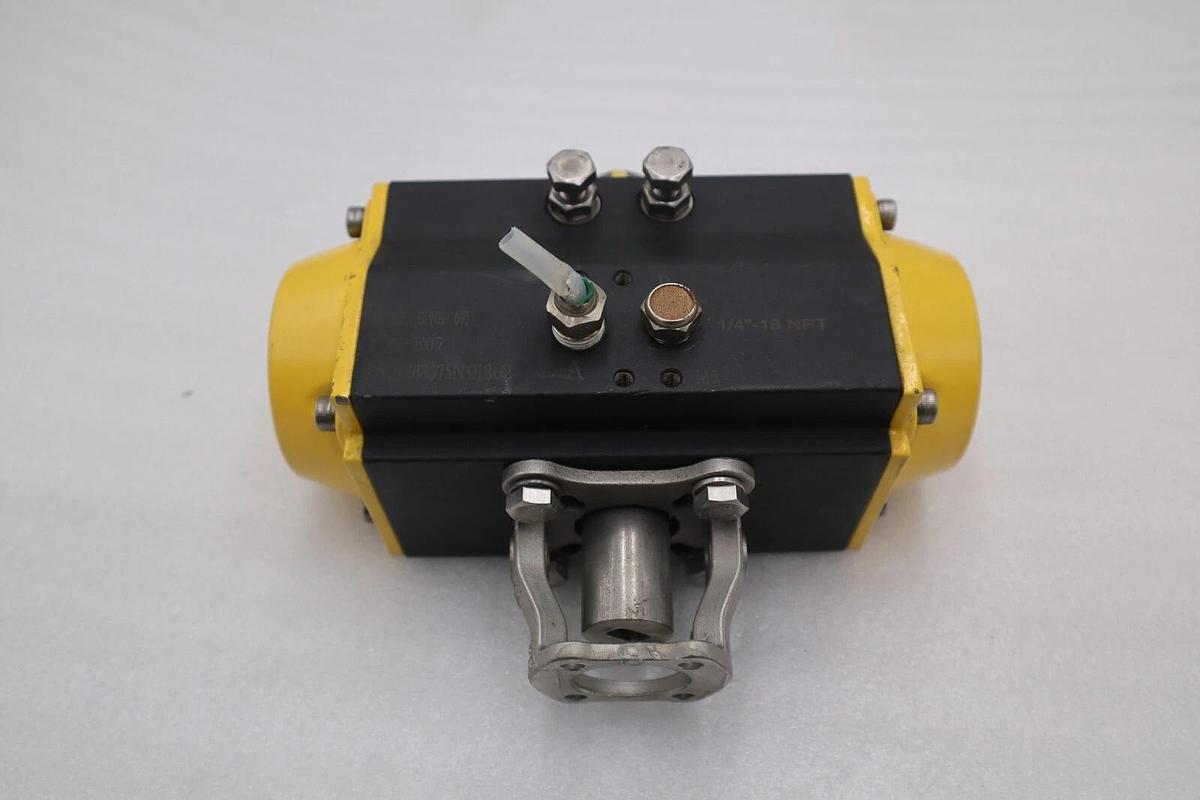 Used SHARPE SPN II 075 Double Acting Rack and Pinion Pneumatic Actuator STOCK 1549-A