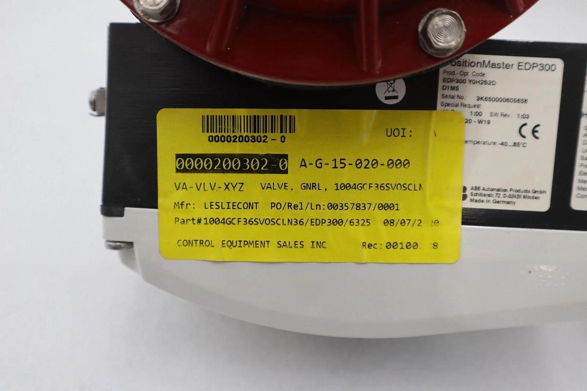 NEW ABB EDP300 Y0H2S2D POSITIONERMASTER CONTROL D1M5 UNIT NEW STOCK S-661