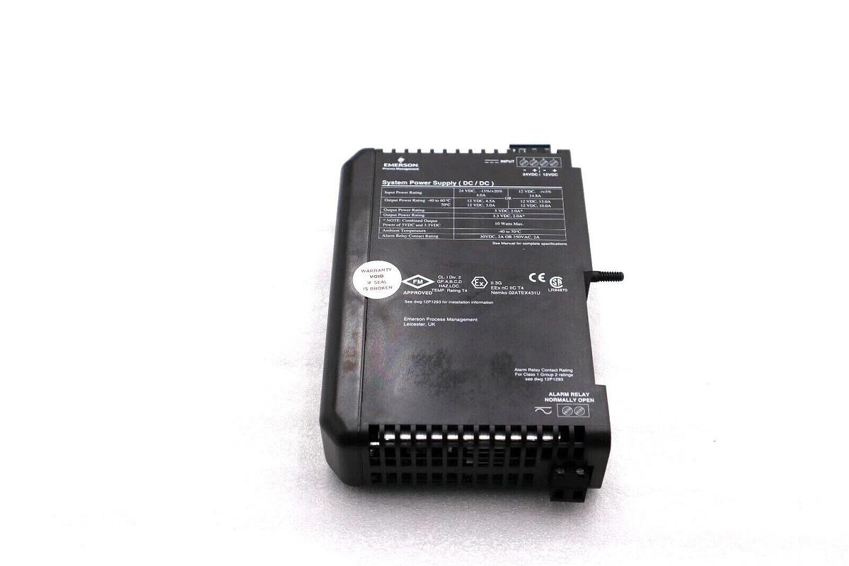Used EMERSON KJ1501X1-BC2 DELTAV ACTUATOR SENSOR INTERFACE REV E #L-361
