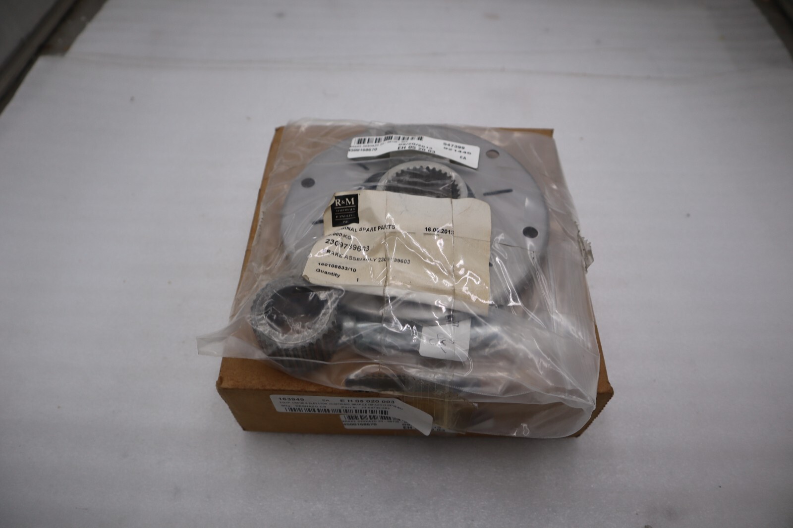 NEW R&M Original Spare Part 160108533/10 Brake Assembly 2309739603 STOCK G338A