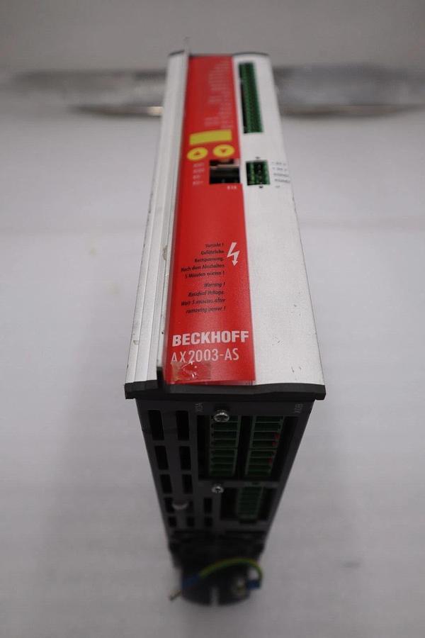 Used Beckhoff AX2003-AS S60301-520 Digital Compact Servo Drive Amplifier STK 3442-D