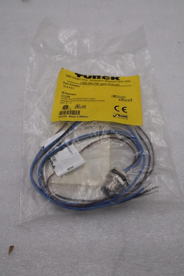 NEW Turck Cable FS 4.4-0.5 U1109 STOCK G860A