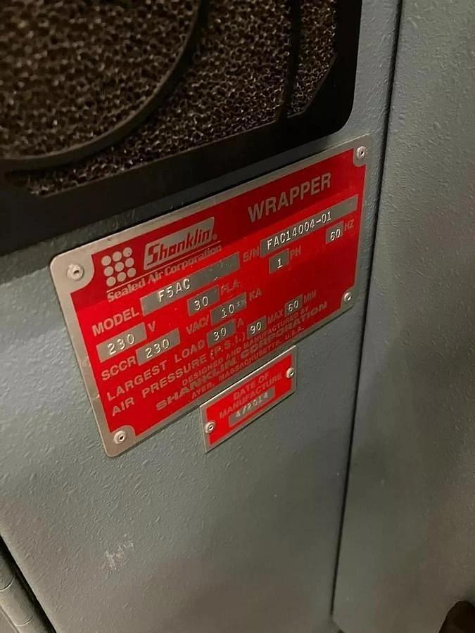 Used SHANKLIN F-5AC AUTOMATIC SIDE SEAL SHRINK WRAPPER