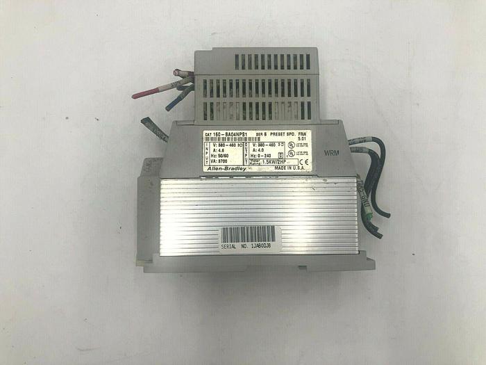 Used ALLEN BRADLEY 160-BA04NPS1 DRIVE SER B 2 HP STOCK 1317