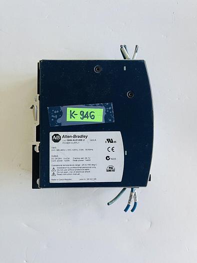 Used Allen Bradley 1606-XLE120E-2 Ser. A Power Supply 24-28VDC 120W #K-946