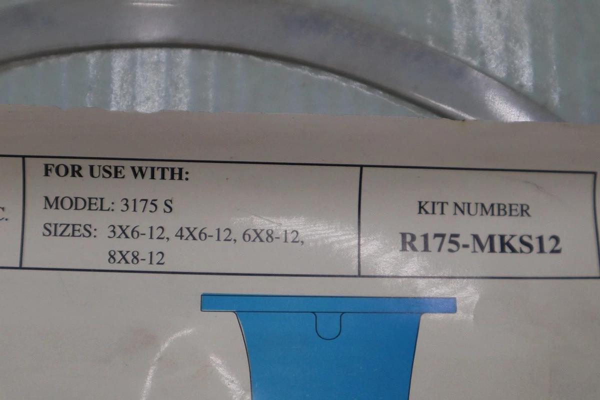 Used GOULDS PUMP R175-MKS12 REPAIR KIT -STOCK GF687