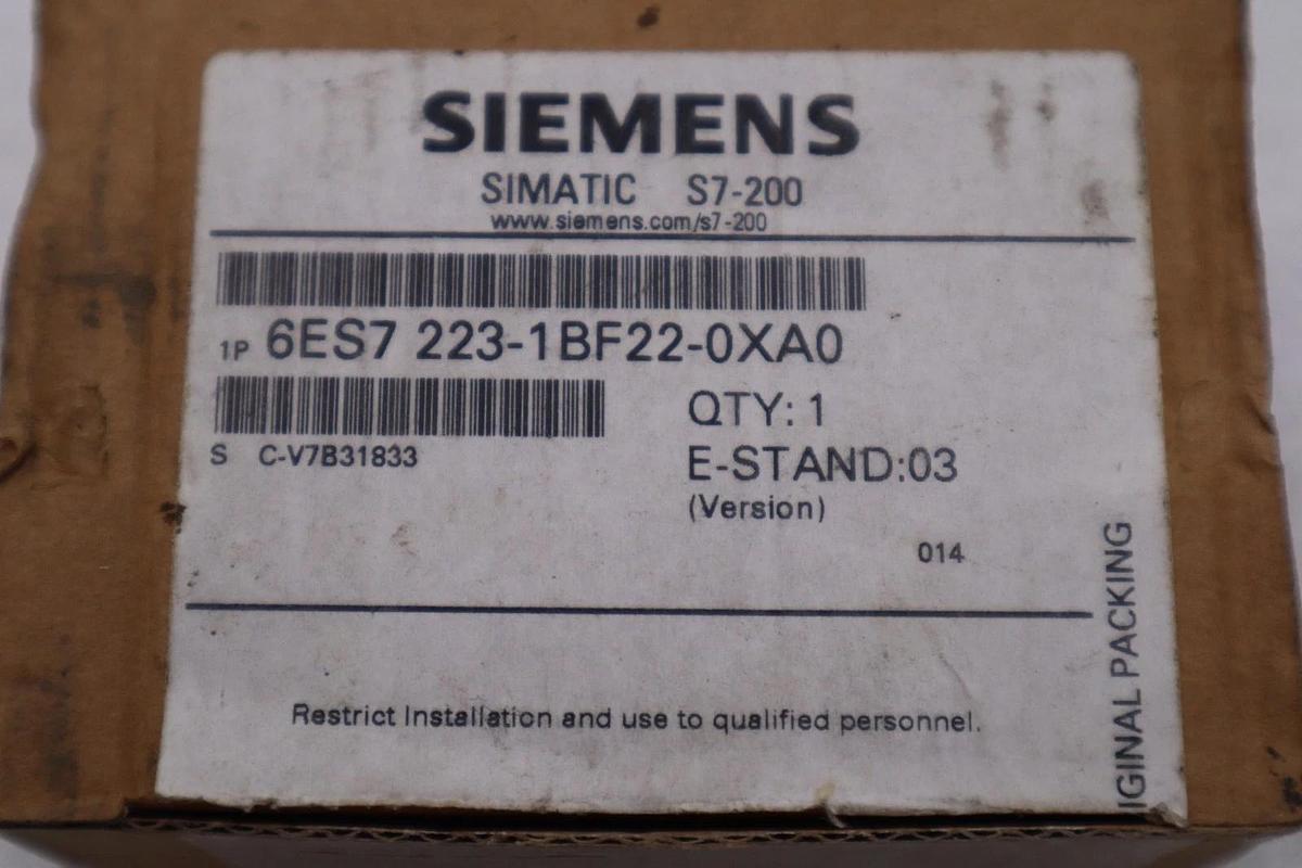 Used NEW SIEMENS 6ES7 223-1BF22-0XA0 I/O MODULE SIMATIC S7-200 STOCK H845A