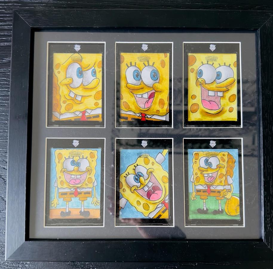 Used 2025 Topps Chrome SpongeBob SquarePants  1/1 Sketch Card Ultimate Collection
