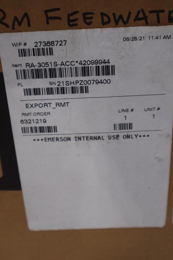 Used ROSEMOUNT 3051S, 3051SF W/ 0306RT22BA11 TWO VALVE PRESSURE MANIFOLD - STK GF290