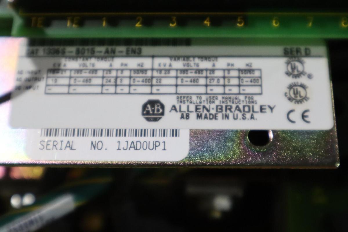 Used ALLEN BRADLEY 1336S-B015-AN-EN3 / 1336SB015ANEN3 NEW DRIVE STOCK H762