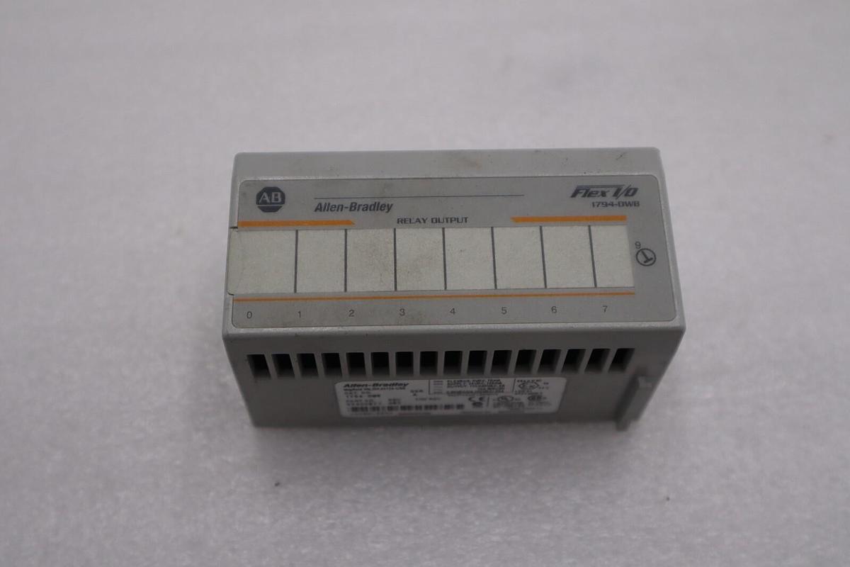 ALLEN BRADLEY 1794-0W8 SER A RELAY OUTPUT STOCK H128A