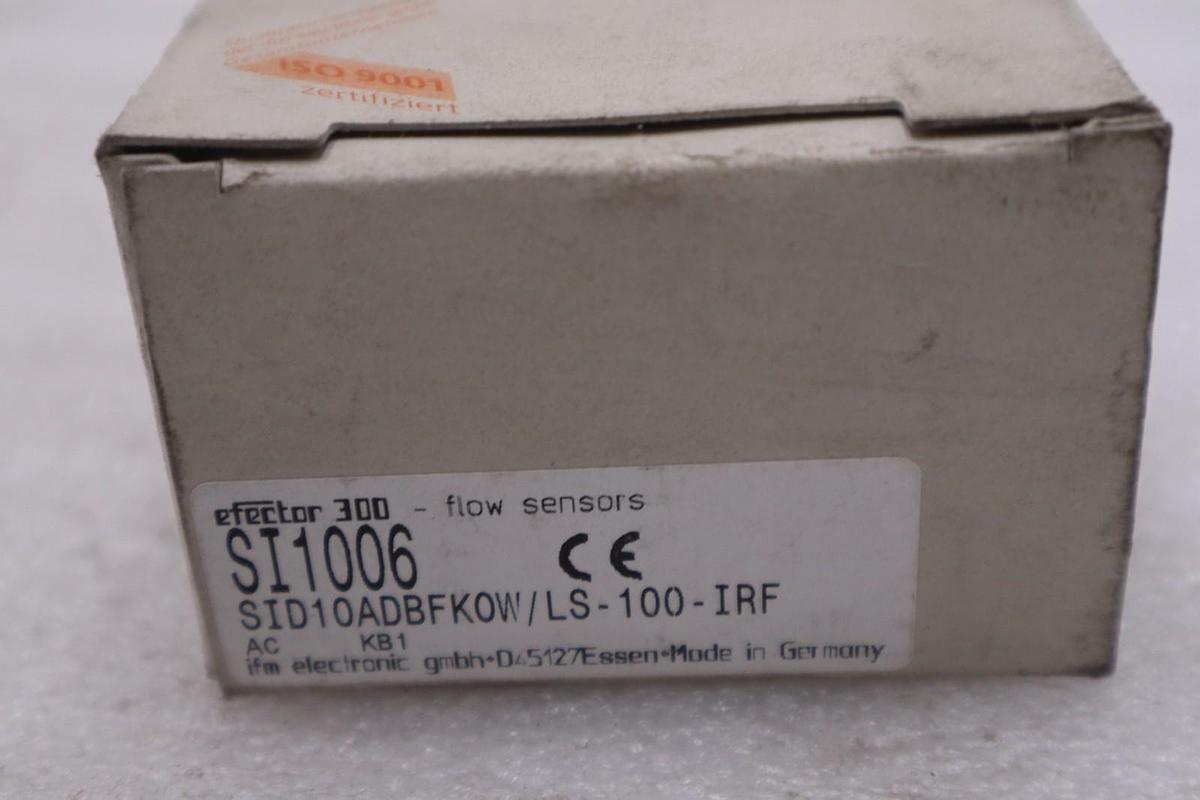 NEW EFECTOR SID10ADBAK0W / LS-100-IRF FLOW SENSOR SI1006 SID10ADBAK0W/LS100IRF