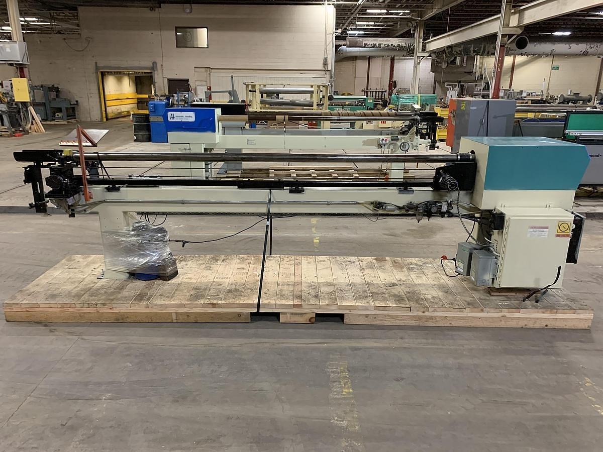 Used 120" WIDE AUTOMATIC HANDLING MODEL SHARK-10 CORE CUTTER 3" CORES